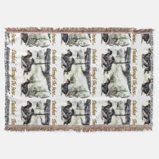 Couverture Noël Dachshund (Devant)