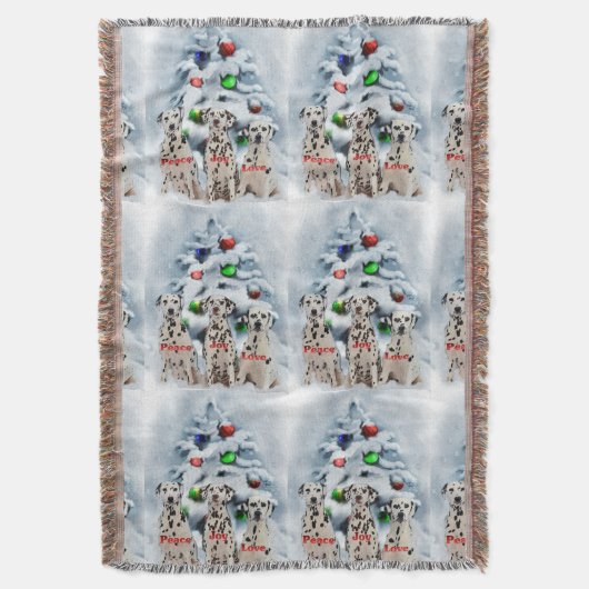 Couverture Noël dalmate (devant Vertical)