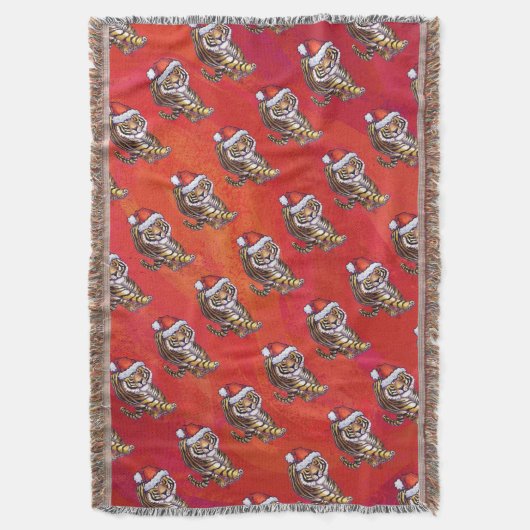 Couverture Noël du tigre en rouge (devant Vertical)