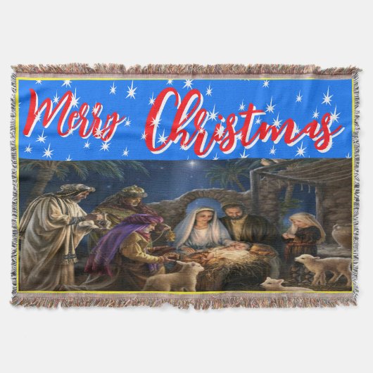 Couverture noël, personnalisé, Jeu, polaire & Sherpa (Devant)