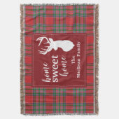 Couverture Noël Plaid Maison de vacances Sweet MacBean Tartan (devant Vertical)