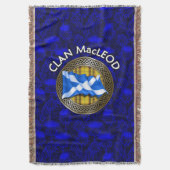 Couverture Nœud et drapeau tartan du clan MacLeod (devant Vertical)