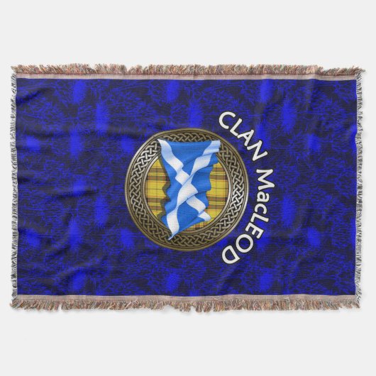 Couverture Nœud et drapeau tartan du clan MacLeod (Devant)