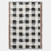 Couverture Noir Chic Crème Plaid Noël (devant Vertical)