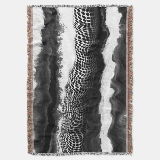 Couverture Noir et blanc Abstrait Illusion Art moderne (devant Vertical)