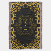 Couverture Noir et or avec initiales (devant Vertical)