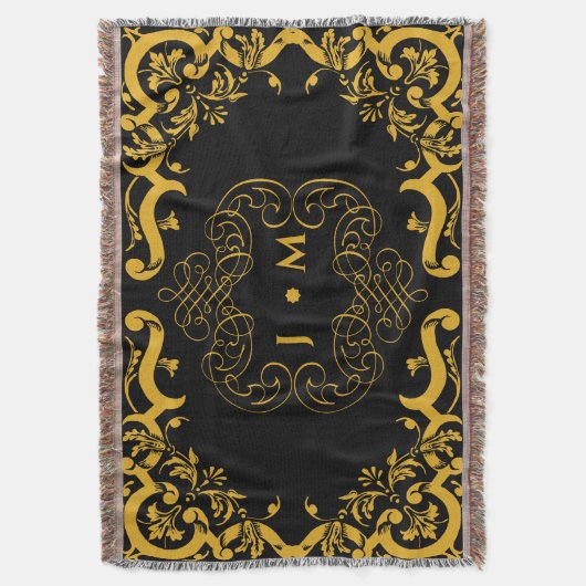 Couverture Noir et or avec initiales (devant Vertical)
