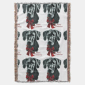 Couverture Noir Grand Dane Noël (devant Vertical)