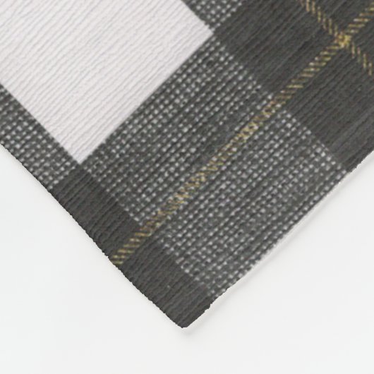 Couverture noire d'ouatine de plaid d'or blanc (Coin)