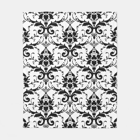 Couverture noire et blanche de jet d'ouatine de (Devant)