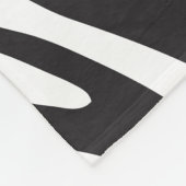 Couverture noire et blanche d'ouatine d'impression (Coin)