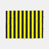 Couverture noire et jaune d'ouatine de motif de (Devant (Horizontal))
