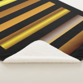 Couverture noire et or (60 po x 80 po) (3/4)