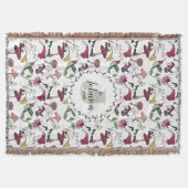 Couverture Nom de famille floral Jardin et fleurs de colibri (Devant)