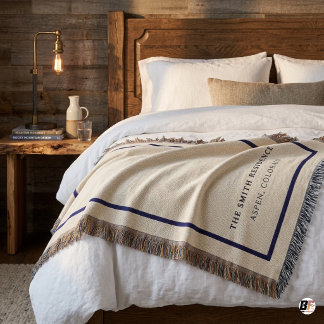 Couverture Nom de famille personnalisé & Emplacement Minimali