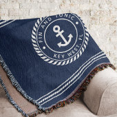 Couverture Nom du bateau Ancre bleu marine