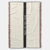 Couverture Nom ou texte fait sur commande crème cosmique de (devant Vertical)