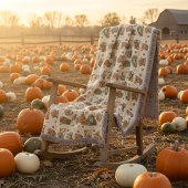 Couverture Nom personnalisé cosy Halloween Automne