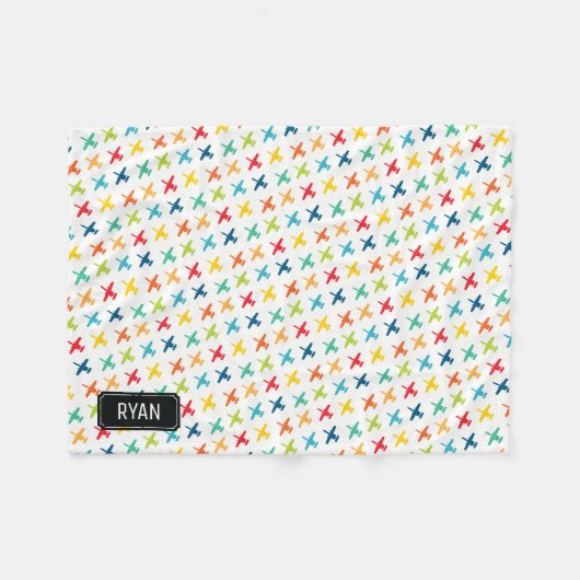 Couverture nommée faite sur commande de bébé de (Devant (Horizontal))