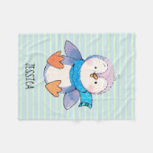 Couverture nommée faite sur commande de pingouin (Devant (Horizontal))