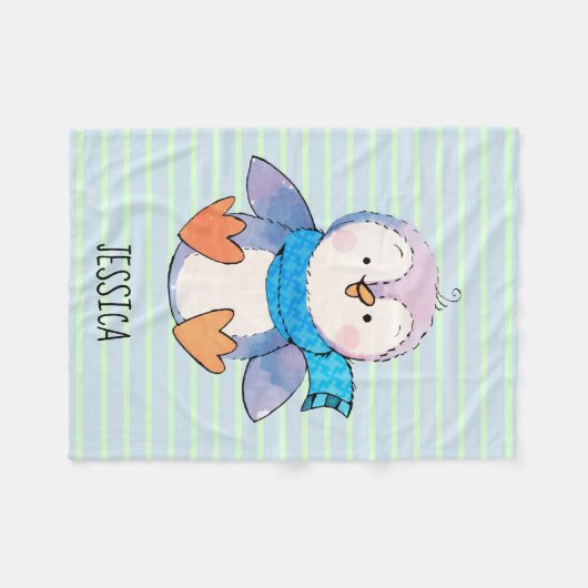 Couverture nommée faite sur commande de pingouin (Devant (Horizontal))