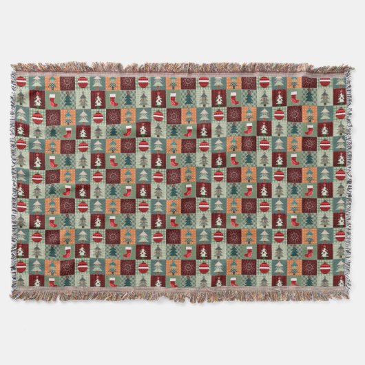 Couverture Nostalgale Vintage Patchwork Quilt (Devant)