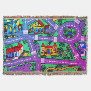Couverture nostalgie des années 90, Moquette de piste Voiture