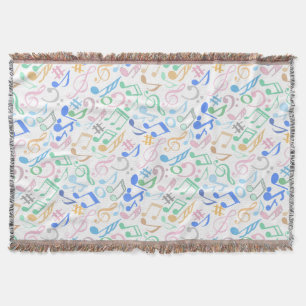 Couverture Notes et symboles musicaux Motif pastel.w