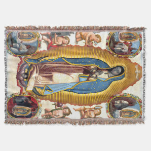 Couverture Notre-Dame de Guadalupe Vierge Apparitions Blanche