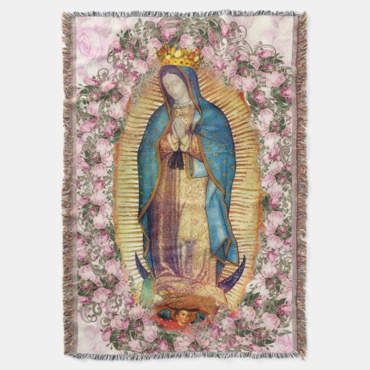 Couverture Notre-Dame de Guadalupe Vierge Marie 203 (devant Vertical)