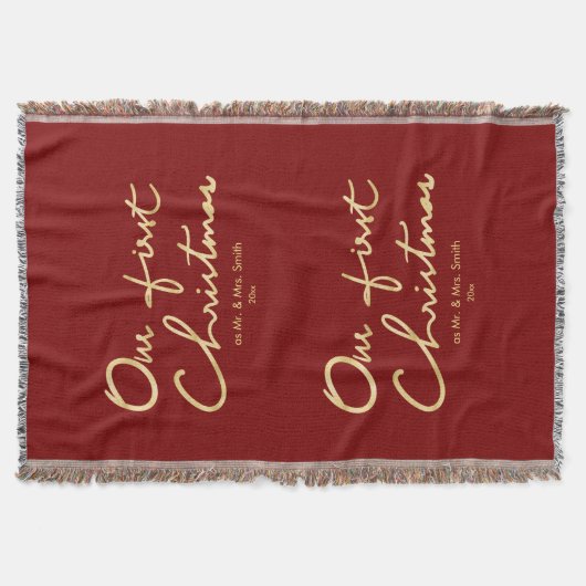 Couverture Notre premier Noël | Lettre main 1er Noël (Devant)