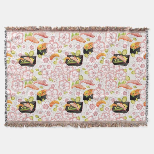 Couverture Nourriture japonaise : Motif 2 de sushi (Devant)