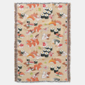 Couverture Nourriture japonaise : Motif 3 de sushi (devant Vertical)