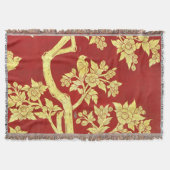 Couverture nouveau d'art, deco, Asiatique, or, rouge, cru, (Devant)
