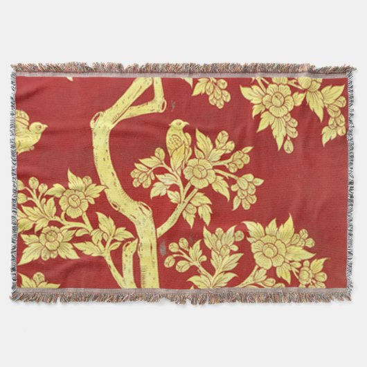 Couverture nouveau d'art, deco, Asiatique, or, rouge, cru, (Devant)