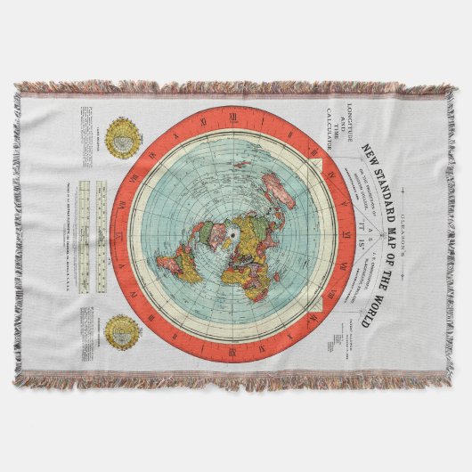 Couverture Nouvelle carte standard de la terre plate Earther (Devant)