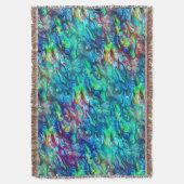 Couverture Nouvelle-Zélande Abalone Paua Shell Motif 1 (devant Vertical)