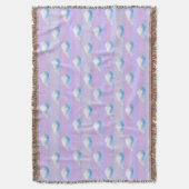 Couverture Nuage 9 Nuageux Violet et Bleu (devant Vertical)