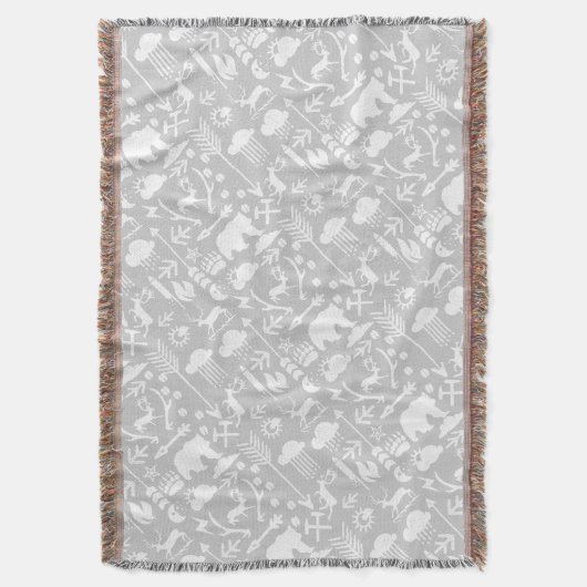 Couverture Nuages de lune blanc et gris Ours Deer Lodge Boys (devant Vertical)