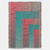 Couverture nuances turquoises coralliennes (devant Vertical)