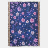 Couverture Nuit de fleurs de cerisier avec une floraison rêve (devant Vertical)