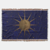 Couverture Nuit étoilée de lune céleste de Sun (Devant)