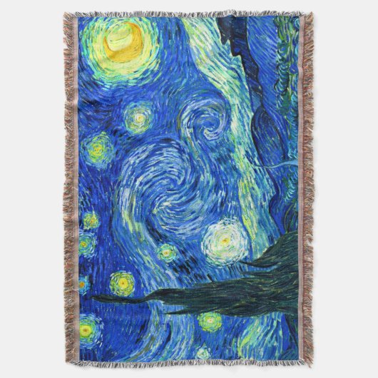Couverture Nuit Van Gogh Starry (devant Vertical)