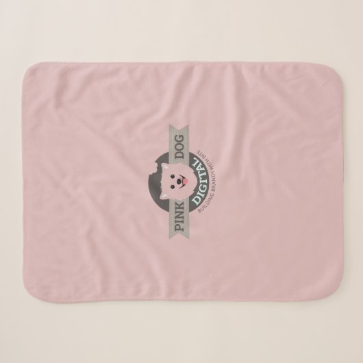 Couverture numérique Sherpa Chien Rose (Devant (Horizontal))