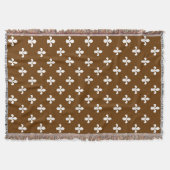 Couverture Nutmeg Neutral Fleur de Lys (Devant)