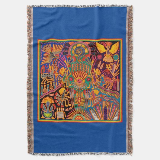 Couverture Oaxaca Mexique Mexique Mexique Maya Aztec Tribal A (devant Vertical)