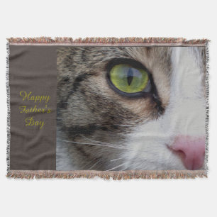 Couverture observée sauvage de jet de chat - fête