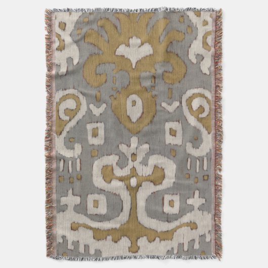 Couverture Ochre Ikat I (devant Vertical)