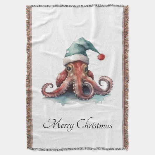 Couverture Octopus Christmas Joy, coutume (devant Vertical)