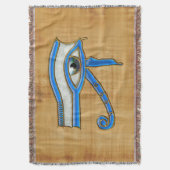 Couverture OEil bleu de Horus, ancien jet d'or égyptien (devant Vertical)